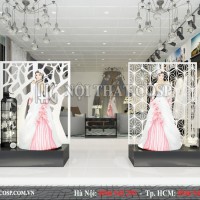Thiết Kế Showroom Áo Cưới 40m2 tại Bình Phước